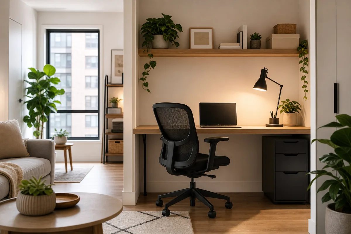 Illustration related to How to Create a Home Office in a Small Apartment