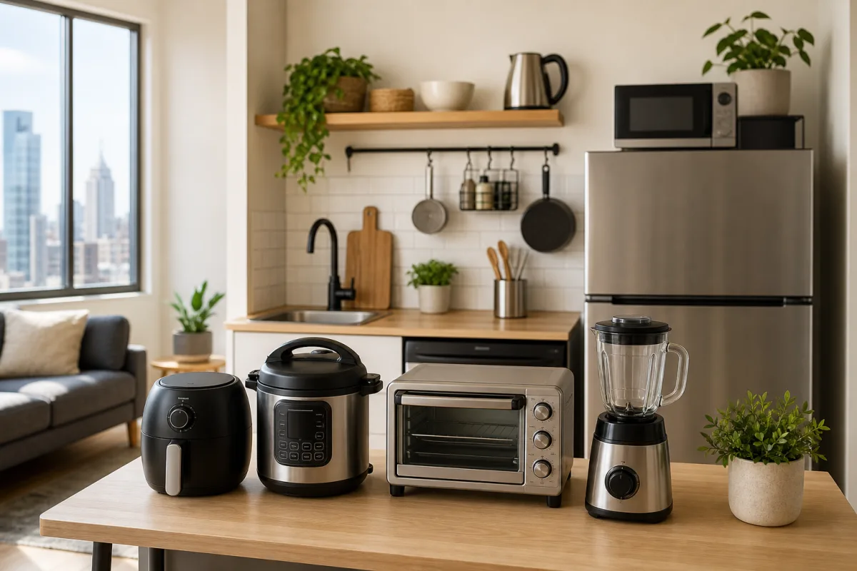 Illustration related to Compact Appliance Buying Guide for Small Apartment Kitchens