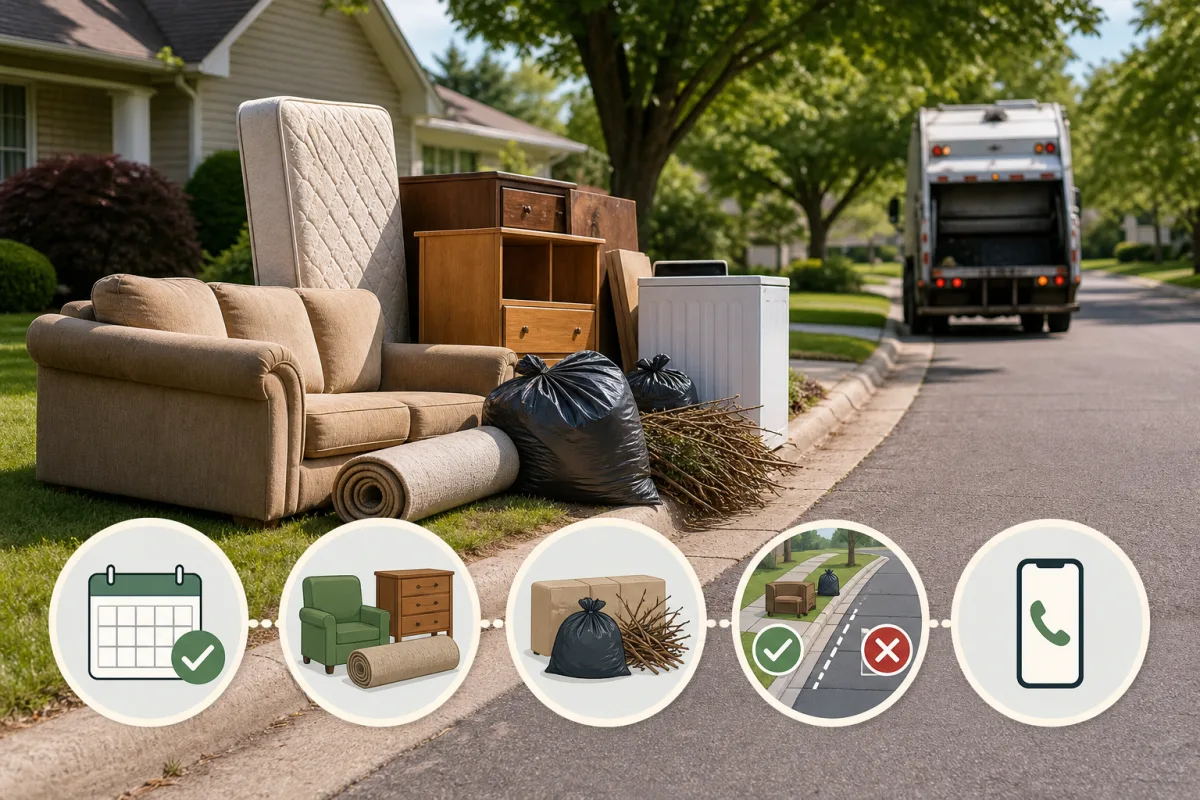Illustration related to How to Schedule Bulk Trash Pickup in Your City