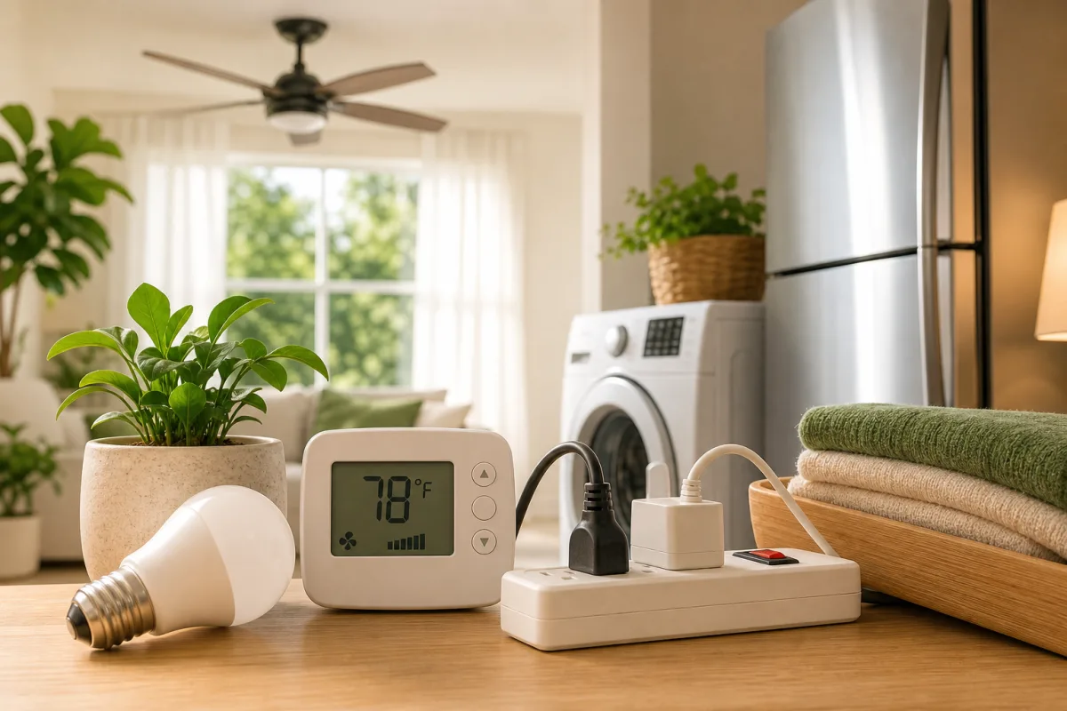 Illustration related to How to Lower Your Electric Bill at Home Without Major Upgrades