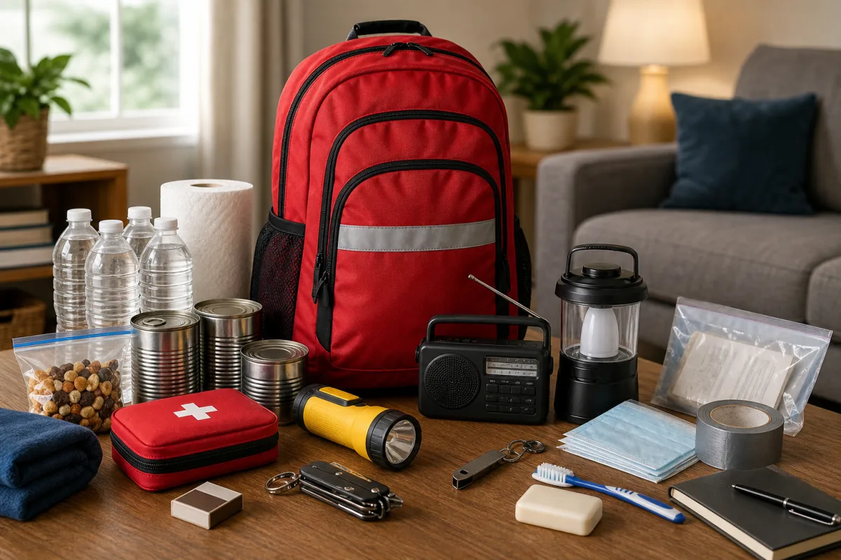Illustration related to What to Keep in a Basic Home Emergency Kit for US Households