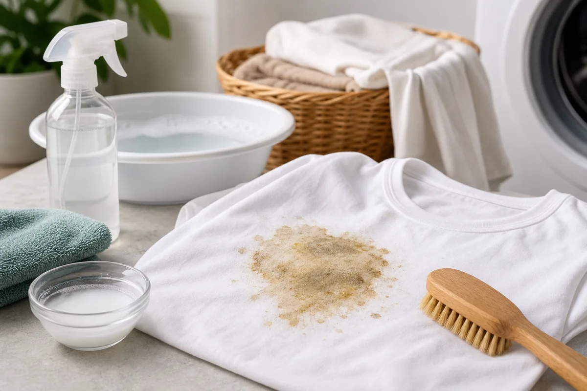 Illustration related to How to Remove Grease Stains From Clothes After They Have Dried