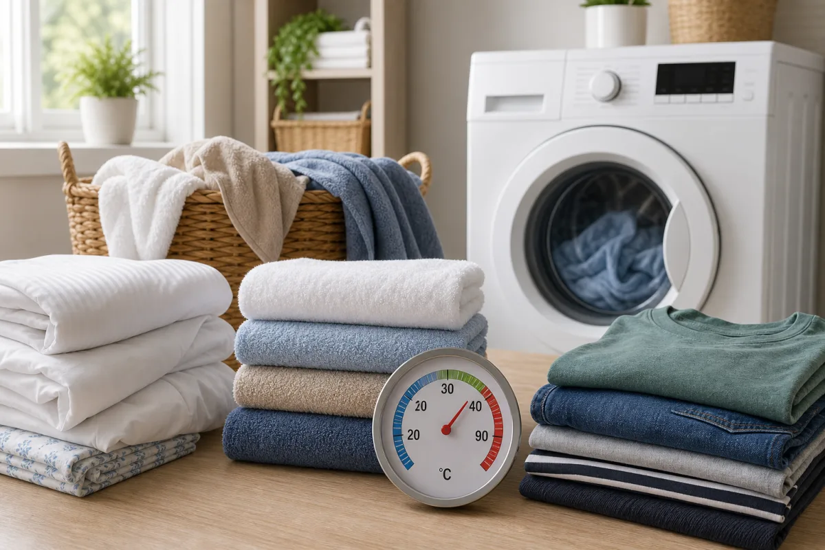 Illustration related to What Temperature Should You Wash Sheets, Towels, and Everyday Clothes?